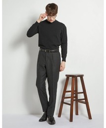 SUIT SELECT（スーツセレクト）の「【RBC】コットンブレンドモックネックニット/マシンウォッシャブル/「UVカット」「接触冷感」（Tシャツ/カットソー）」