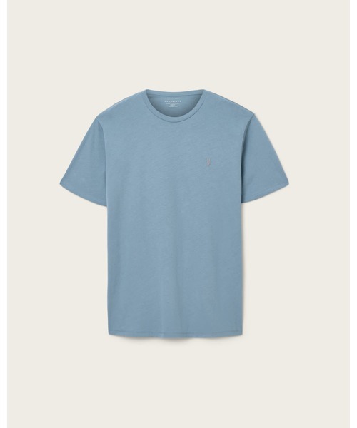 ALLSAINTS(オールセインツ)の「BRACE BRUSHED COTTON CREW NECK T-SHIRT | BRACE ブラッシュ コットン クルーネック Tシャツ(Tシャツ/カットソー・メンズ・ブルー系その他・XS/S/M/L/XL)」の7枚目の写真