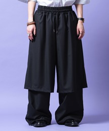 a.p.o.v.（エーピーオービー）の「a.p.o.v. バギーハーフパンツレイヤードTRワイドスラックス（スラックス）」