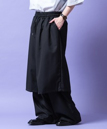 a.p.o.v.（エーピーオービー）の「a.p.o.v. バギーハーフパンツレイヤードTRワイドスラックス（スラックス）」