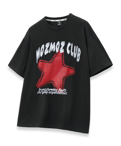 MOZMOZ(モズモズ)の「クレヨンスター オーバーサイズ 半袖Tシャツ ブラック(Tシャツ/カットソー・レディース・その他・1/2/3)」の9枚目の写真