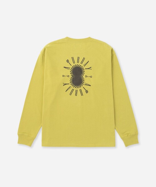 Saturdays NYC(サタデーズ ニューヨークシティ )の「Solar SATURDAYS LS T-Shirt(Tシャツ/カットソー・メンズ・ブラック/ホワイト/イエロー・S/M/L)」の3枚目の写真