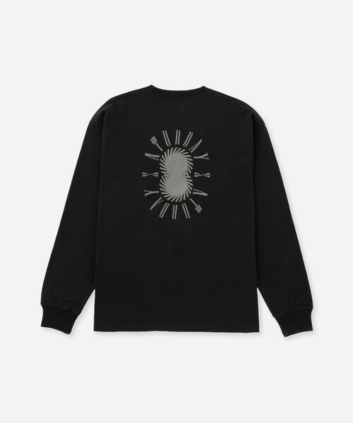 Saturdays NYC(サタデーズ ニューヨークシティ )の「Solar SATURDAYS LS T-Shirt(Tシャツ/カットソー・メンズ・ブラック/ホワイト/イエロー・S/M/L)」の1枚目の写真