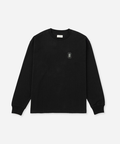 Saturdays NYC(サタデーズ ニューヨークシティ )の「Solar SATURDAYS LS T-Shirt(Tシャツ/カットソー・メンズ・ブラック/ホワイト/イエロー・S/M/L)」の4枚目の写真