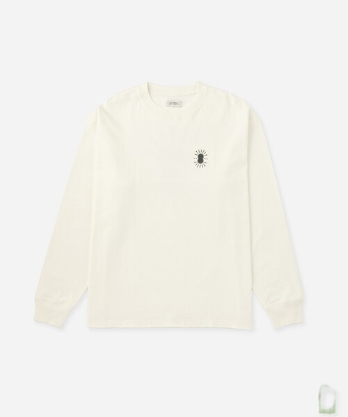 Saturdays NYC(サタデーズ ニューヨークシティ )の「Solar SATURDAYS LS T-Shirt(Tシャツ/カットソー・メンズ・ブラック/ホワイト/イエロー・S/M/L)」の5枚目の写真
