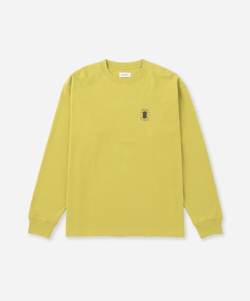 Saturdays NYC(サタデーズ ニューヨークシティ )の「Solar SATURDAYS LS T-Shirt(Tシャツ/カットソー・メンズ・ブラック/ホワイト/イエロー・S/M/L)」の6枚目の写真