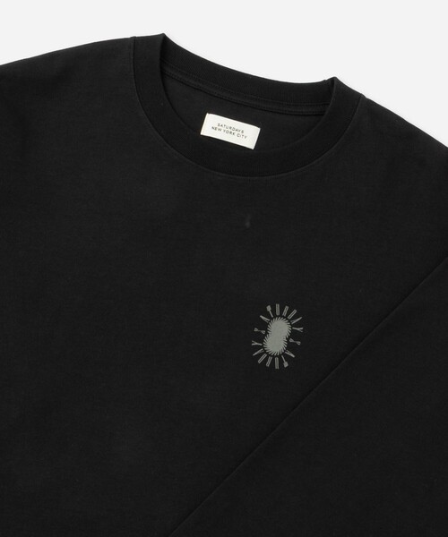 Saturdays NYC(サタデーズ ニューヨークシティ )の「Solar SATURDAYS LS T-Shirt(Tシャツ/カットソー・メンズ・ブラック/ホワイト/イエロー・S/M/L)」の7枚目の写真