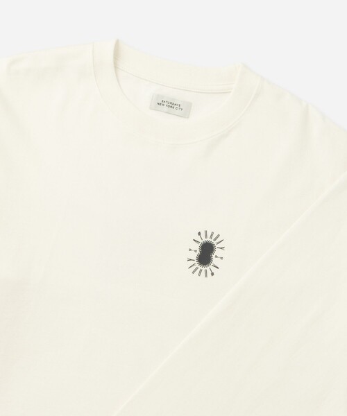 Saturdays NYC(サタデーズ ニューヨークシティ )の「Solar SATURDAYS LS T-Shirt(Tシャツ/カットソー・メンズ・ブラック/ホワイト/イエロー・S/M/L)」の8枚目の写真