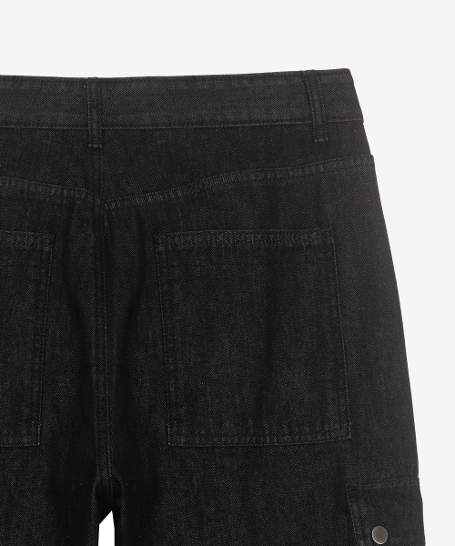 MINDBRIDGE（マインドブリッジ）の「ワイドカーゴデニムパンツ MYDP6156（デニムパンツ・メンズ・ブラック・34/32/30/29）」の8枚目の写真