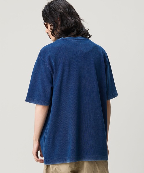 LACOSTE(ラコステ)の「オーバーサイズ ウォッシュ加工 インディゴ Tシャツ(Tシャツ/カットソー・メンズ・ダークインディゴブルー/インディゴブルー・5/3/4/2)」の20枚目の写真