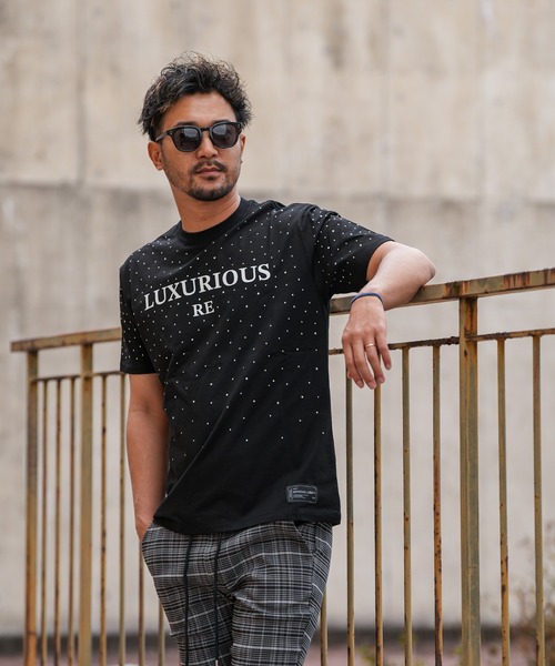 adamsJUGGLER(アダムスジャグラー)の「RTEGクリスタルベールティー(Tシャツ/カットソー・メンズ・ホワイト/ブラック・XL/L/M/S/XXL)」の2枚目の写真