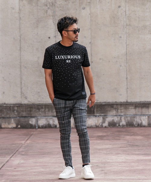 adamsJUGGLER(アダムスジャグラー)の「RTEGクリスタルベールティー(Tシャツ/カットソー・メンズ・ホワイト/ブラック・XL/L/M/S/XXL)」の4枚目の写真