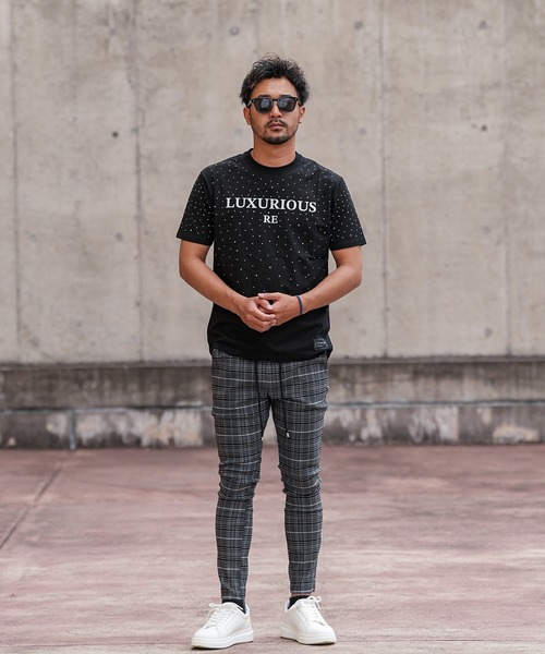 adamsJUGGLER(アダムスジャグラー)の「RTEGクリスタルベールティー(Tシャツ/カットソー・メンズ・ホワイト/ブラック・XL/L/M/S/XXL)」の6枚目の写真