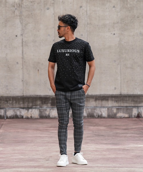 adamsJUGGLER(アダムスジャグラー)の「RTEGクリスタルベールティー(Tシャツ/カットソー・メンズ・ホワイト/ブラック・XL/L/M/S/XXL)」の8枚目の写真