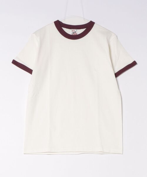 TONE SELECT WEAR（トーンセレクトウェア）の「CROSS&STITCH(クロスアンドステッチ)オープンエンド マックスウェイト リンガーTシャツ（Tシャツ/カットソー・メンズ・ブルー/バーガンディー/グリーン系その他/グレー/グレー系その他/ブルー系その他/スミクロ/ブラック系その他・X-LARGE/LARGE/MEDIUM/SMALL）」の8枚目の写真