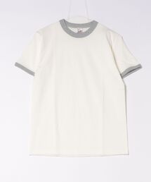 TONE SELECT WEAR（トーンセレクトウェア）の「CROSS&STITCH(クロスアンドステッチ)オープンエンド マックスウェイト リンガーTシャツ（Tシャツ/カットソー）」