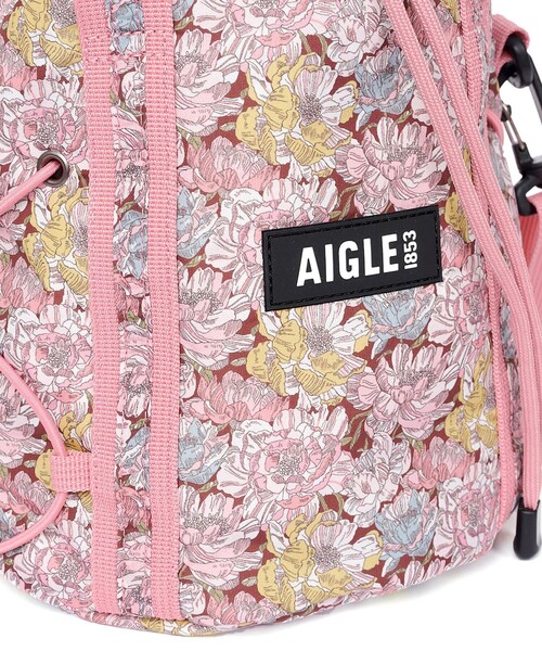 AIGLE(エーグル)の「【LIBERTY】 撥水 巾着 ミニショルダーバッグ 3L(ショルダーバッグ・レディース・ブルー/ピンク/モスグリーン・FREE)」の12枚目の写真