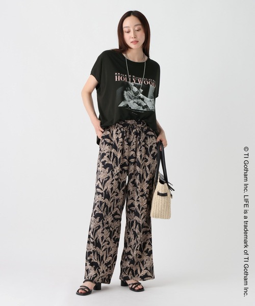 Elura（エルーラ）の「LIFE PICTURE COLLECTIONドルマンTシャツ/676312（Tシャツ/カットソー・レディース・ホワイト/ブラック・FREE）」の5枚目の写真