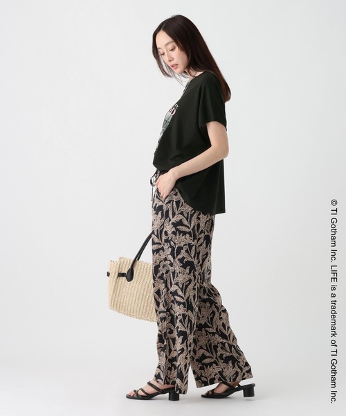 Elura（エルーラ）の「LIFE PICTURE COLLECTIONドルマンTシャツ/676312（Tシャツ/カットソー・レディース・ホワイト/ブラック・FREE）」の6枚目の写真