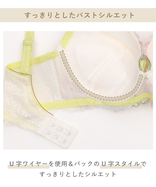 Risa Magli（リサマリ）の「マルレーン ブラジャー (B-C) ＜S Make Type＞（ブラジャー・レディース・ベビーピンク/ブラウン系その他/ネイビー・B75/B70/B65/C75/C70/C65）」の20枚目の写真