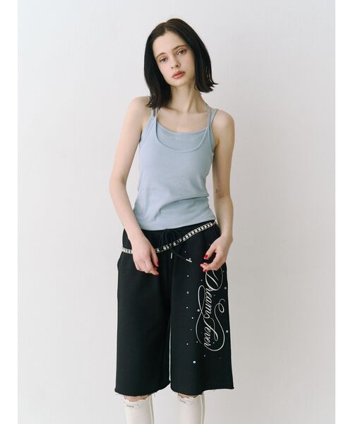 jouetie(ジュエティ)の「ロゴスウェットハーフパンツ(その他パンツ・レディース・グレー/ブラック/カーキ・MEDIUM)」の21枚目の写真