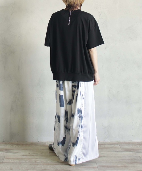 BITTOKO（ビットコ）の「冷感ファスナーデザインT（Tシャツ/カットソー・レディース・ブラック/ホワイト/ブルー・FREE）」の15枚目の写真