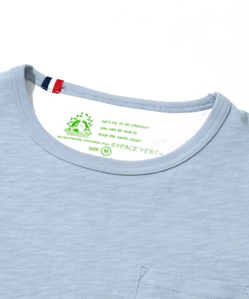 go slow caravan(ゴースローキャラバン)の「ESPACE VERT/エスパスヴェール ペンギンアート S/S TEE(Tシャツ/カットソー・メンズ・サックスブルー/ナチュラル・MEDIUM/LARGE/X-LARGE)」の3枚目の写真