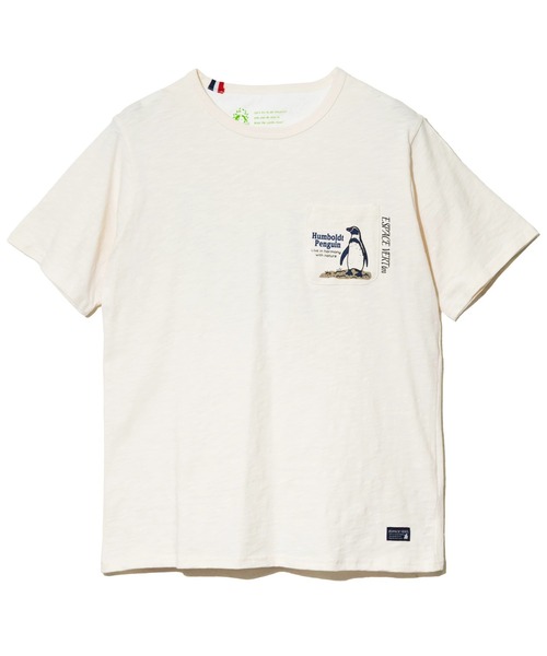 go slow caravan(ゴースローキャラバン)の「ESPACE VERT/エスパスヴェール ペンギンアート S/S TEE(Tシャツ/カットソー・メンズ・サックスブルー/ナチュラル・MEDIUM/LARGE/X-LARGE)」の11枚目の写真