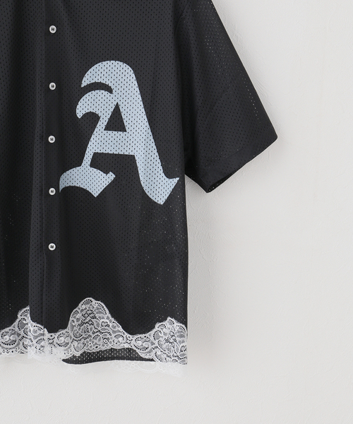 ARIES(アリーズ)の「ARIES / アリーズ GOTHIC LACE AIRTEX HAWAIIAN SHIRT(シャツ/ブラウス・レディース・ブラック・X-SMALL)」の8枚目の写真