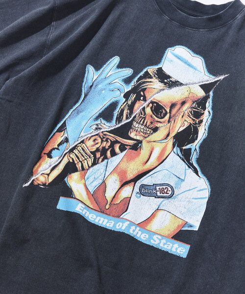 FREAK'S STORE(フリークスストア)の「【EXCLUSIVE】BLINK182 print Tee / ブリンク182 プリント クルーネック Tシャツ(Tシャツ/カットソー・メンズ・ブラック・MEDIUM/LARGE/X-LARGE)」の11枚目の写真