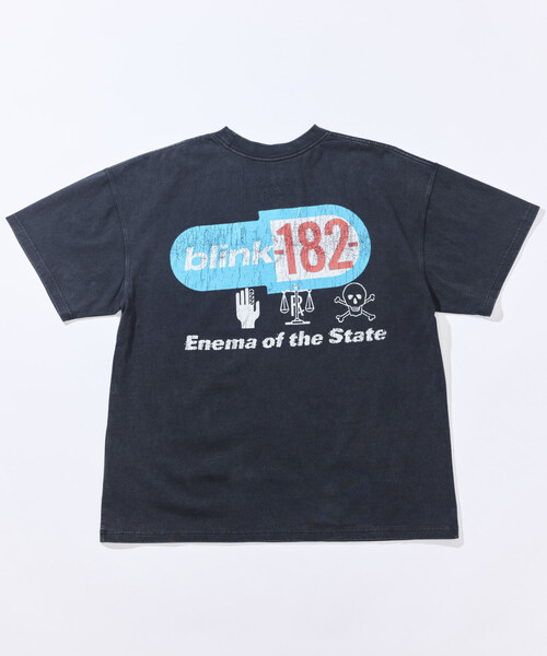 FREAK'S STORE(フリークスストア)の「【EXCLUSIVE】BLINK182 print Tee / ブリンク182 プリント クルーネック Tシャツ(Tシャツ/カットソー・メンズ・ブラック・MEDIUM/LARGE/X-LARGE)」の3枚目の写真