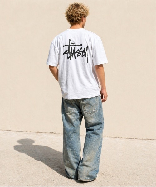 STUSSY（ステューシー）の「【STUSSY】ステューシー BASIC LOGO HALF T-SHIRTS ロゴ 半袖 Tシャツ / 1904762（Tシャツ/カットソー・レディース・ホワイト/ブラック・MEDIUM/LARGE/X-LARGE）」の4枚目の写真