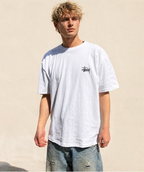 STUSSY（ステューシー）の「【STUSSY】ステューシー BASIC LOGO HALF T-SHIRTS ロゴ 半袖 Tシャツ / 1904762（Tシャツ/カットソー・レディース・ホワイト/ブラック・MEDIUM/LARGE/X-LARGE）」の5枚目の写真