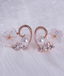 【Peony/ピオニー】デコハートデザインピアス