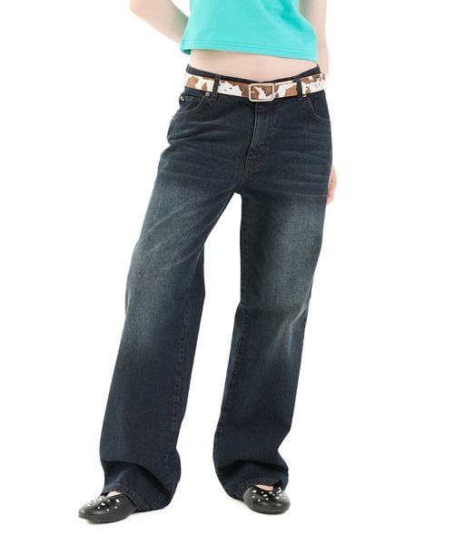 FTW（エフティダブリュー）の「LOW RISE DENIM（デニムパンツ・レディース・ダークインディゴブルー/インディゴブルー/ブラック・SMALL/LARGE/MEDIUM）」の3枚目の写真
