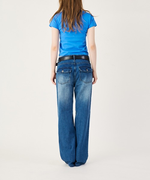 FTW（エフティダブリュー）の「LOW RISE DENIM（デニムパンツ・レディース・ダークインディゴブルー/インディゴブルー/ブラック・SMALL/LARGE/MEDIUM）」の8枚目の写真