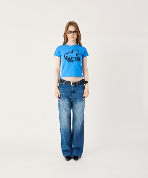 FTW（エフティダブリュー）の「LOW RISE DENIM（デニムパンツ・レディース・ダークインディゴブルー/インディゴブルー/ブラック・SMALL/LARGE/MEDIUM）」の11枚目の写真