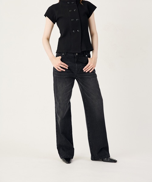 FTW（エフティダブリュー）の「LOW RISE DENIM（デニムパンツ・レディース・ダークインディゴブルー/インディゴブルー/ブラック・SMALL/LARGE/MEDIUM）」の20枚目の写真