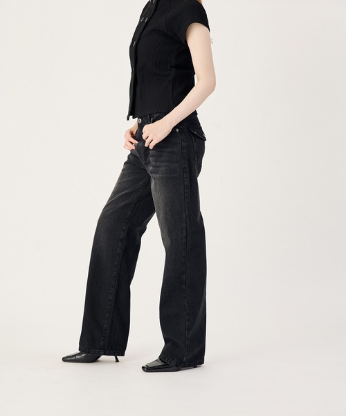 FTW（エフティダブリュー）の「LOW RISE DENIM（デニムパンツ・レディース・ダークインディゴブルー/インディゴブルー/ブラック・SMALL/LARGE/MEDIUM）」の21枚目の写真