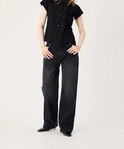 FTW（エフティダブリュー）の「LOW RISE DENIM（デニムパンツ・レディース・ダークインディゴブルー/インディゴブルー/ブラック・SMALL/LARGE/MEDIUM）」の22枚目の写真