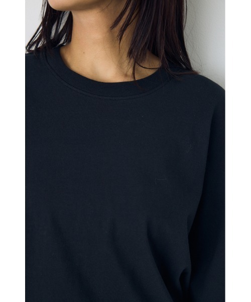 AZUL by moussy(アズールバイマウジー)の「アーバンコットンドルマンTシャツ(Tシャツ/カットソー・レディース・オフホワイト/ブラック/レッド/ライトカーキ/ダークベージュ・SMALL/MEDIUM)」の19枚目の写真