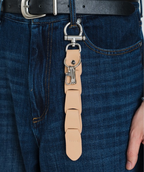 SINSS(シンス)の「Soft chain key holder / ソフトチェーンキーホルダー(キーケース/キーアクセサリー・メンズ・テラコッタ/ナチュラル/ブラック・FREE)」の20枚目の写真