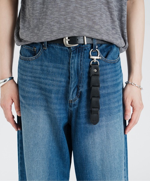 SINSS(シンス)の「Soft chain key holder / ソフトチェーンキーホルダー(キーケース/キーアクセサリー・メンズ・テラコッタ/ナチュラル/ブラック・FREE)」の4枚目の写真