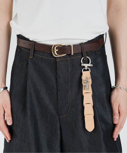 SINSS(シンス)の「Soft chain key holder / ソフトチェーンキーホルダー(キーケース/キーアクセサリー・メンズ・テラコッタ/ナチュラル/ブラック・FREE)」の21枚目の写真