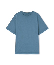 ガーメントダイ エブリデイ コットン Tシャツ BLUE (スタンダードフィット)