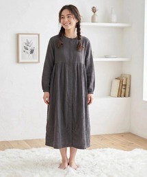 chil2（チルツー）の「4層ガーゼ ギャザーワンピースパジャマ（ルームウェア/パジャマ）」