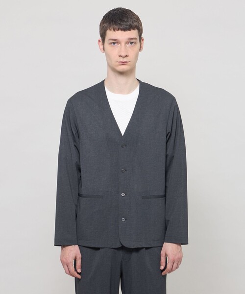 MACKINTOSH LONDON(マッキントッシュ ロンドン)の「【ICE JET】セットアップノーカラージャケット(ノーカラージャケット・メンズ・ネイビー/チャコールグレー・38/40)」の5枚目の写真