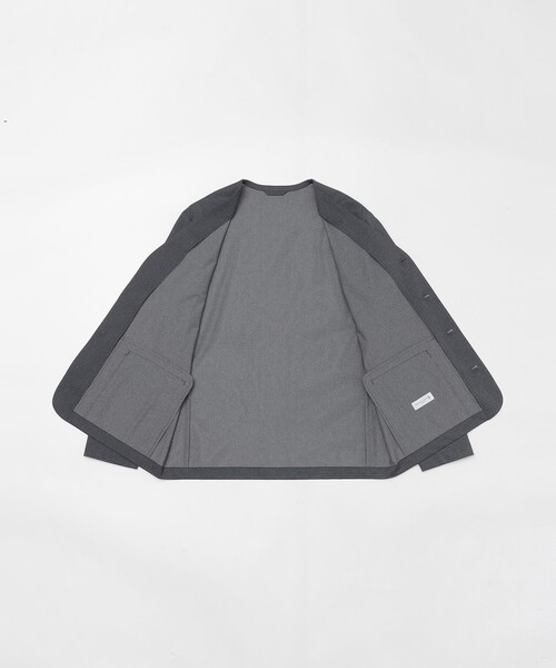 MACKINTOSH LONDON(マッキントッシュ ロンドン)の「【ICE JET】セットアップノーカラージャケット(ノーカラージャケット・メンズ・ネイビー/チャコールグレー・38/40)」の10枚目の写真