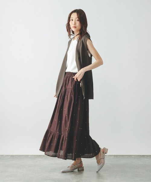 GLOBAL WORK（グローバルワーク）の「Fffit エフィット/冷感ツイルプルオーバーノースリーブ/668257（Tシャツ/カットソー・レディース・ブラック/モカ/チャコールグレー/ホワイト系その他2・LARGE/MEDIUM/X-LARGE/SMALL）」の13枚目の写真