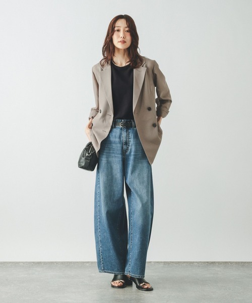 GLOBAL WORK（グローバルワーク）の「Fffit エフィット/冷感ツイルプルオーバーノースリーブ/668257（Tシャツ/カットソー・レディース・ブラック/モカ/チャコールグレー/ホワイト系その他2・LARGE/MEDIUM/X-LARGE/SMALL）」の16枚目の写真